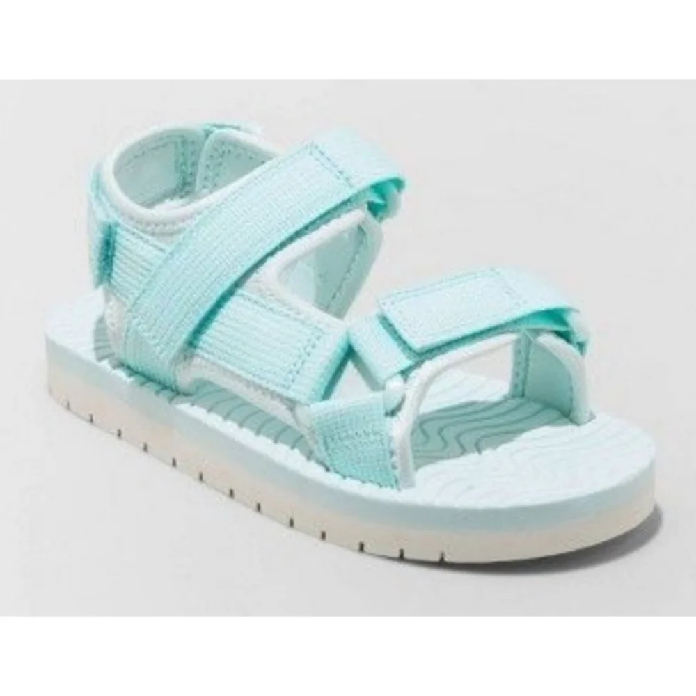 Cat & Jack Emery Ankle Strap Sport Sandals Blue Size 4